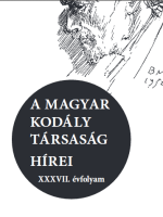 Magyar Kodály Társaság Hírei című szaklap 2016/11. 